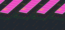 Layout delle stringhe fotovoltaiche